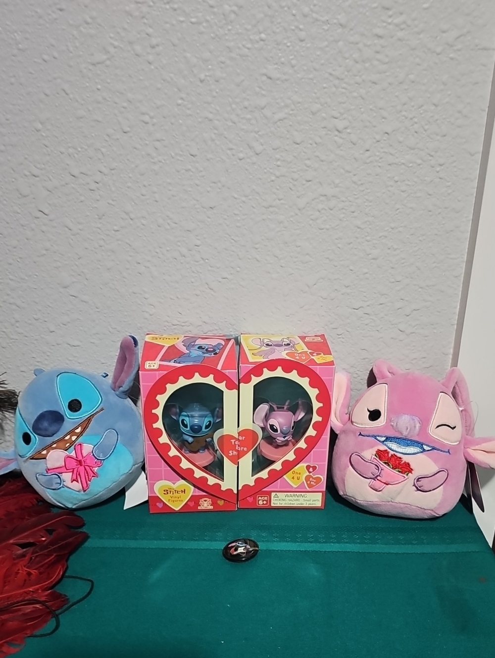 Disney Stitch Plush Lot in Blue and Pink
